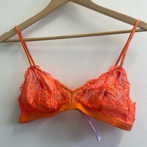 NWOT Savage X orange Bralette